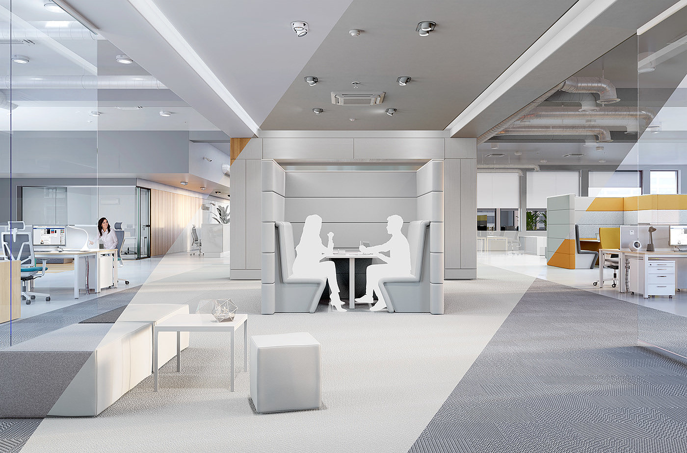 NEW GROUP STYLE，indoor，furniture，NSG，partition，