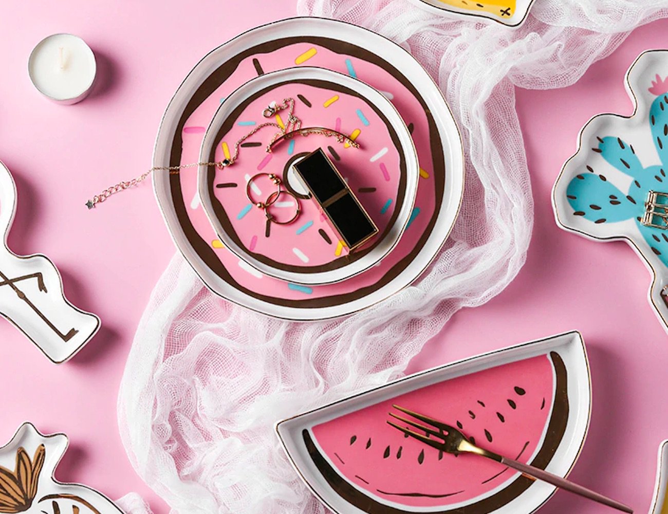 plate，a plate，Dinner plate，Pop Art Dishes，