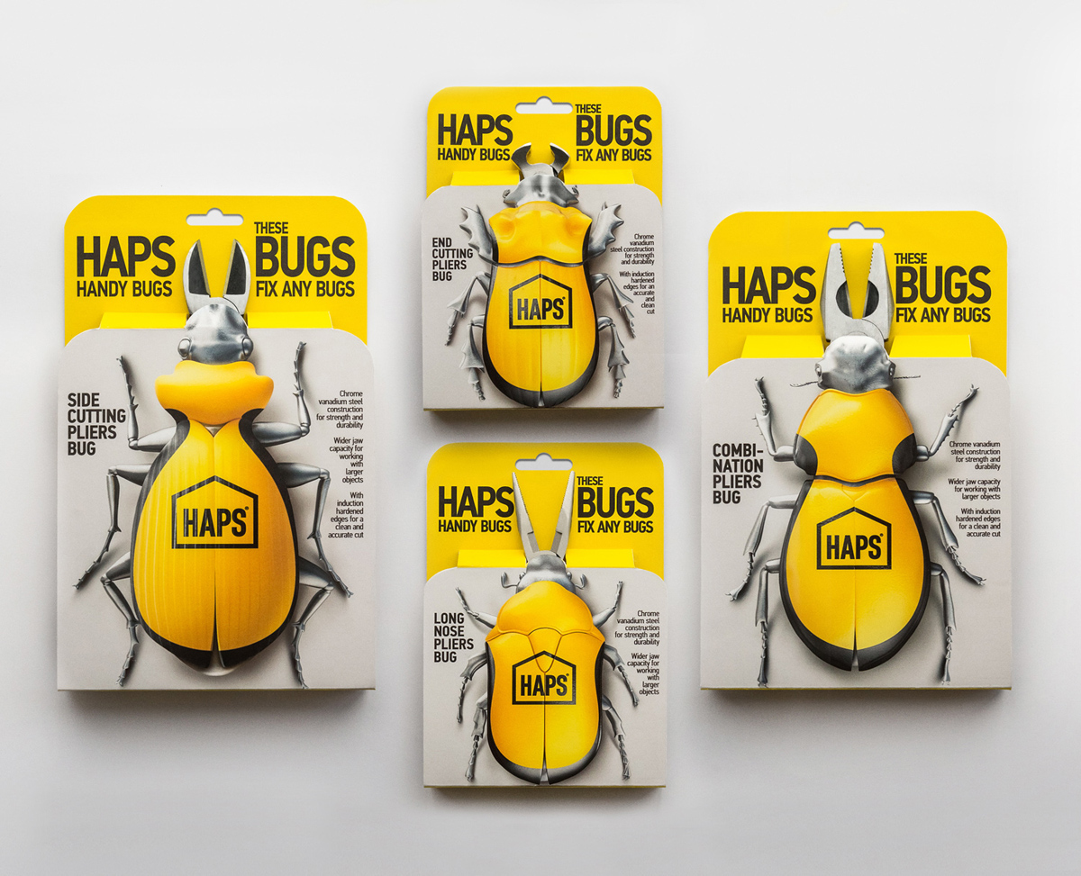 haps，packing，Pliers，Handy Bugs，Igor Mitin，yellow，
