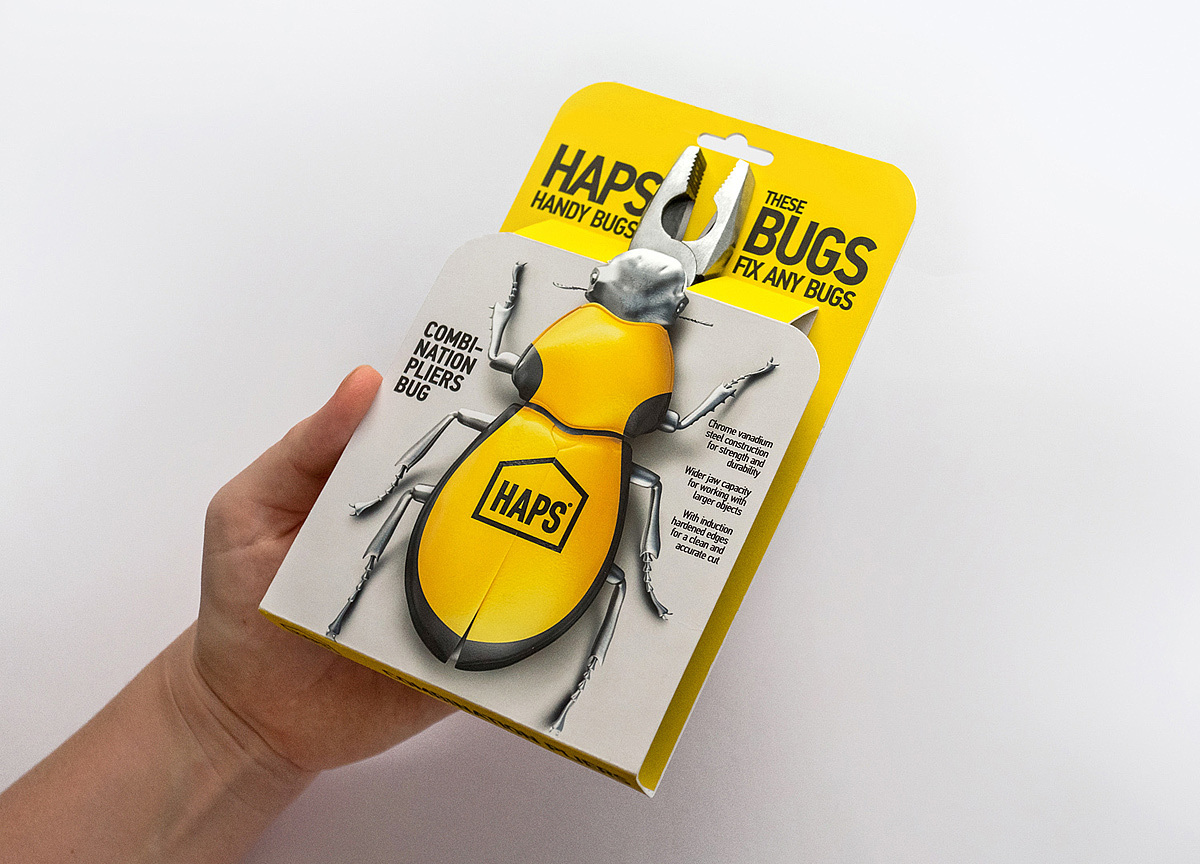 haps，packing，Pliers，Handy Bugs，Igor Mitin，yellow，