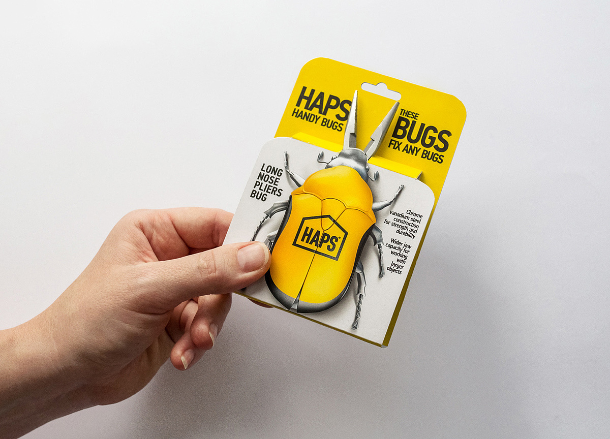 haps，packing，Pliers，Handy Bugs，Igor Mitin，yellow，