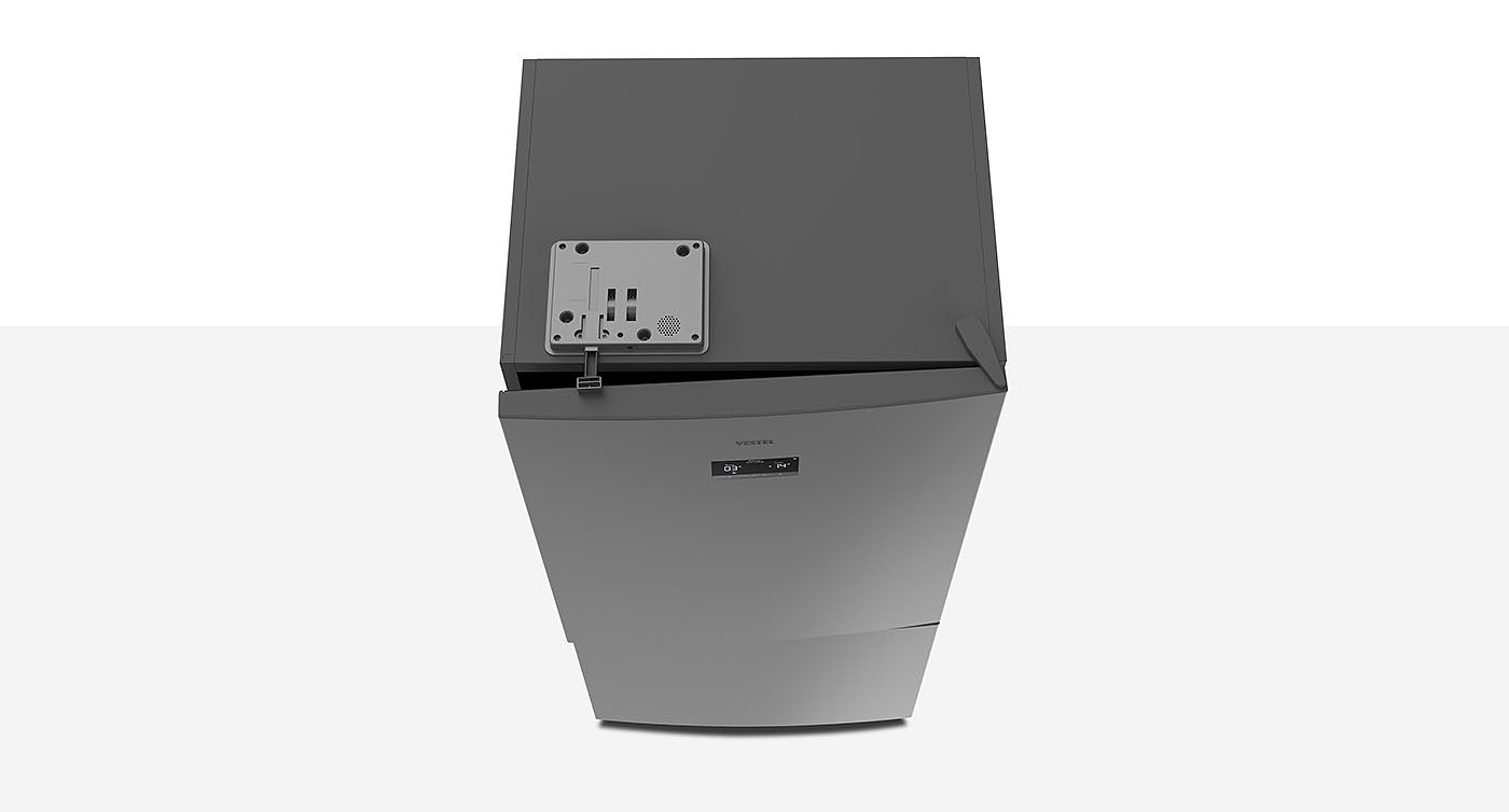 NEW653，Vest，led，Efkan Çetin，Refrigerator，black，