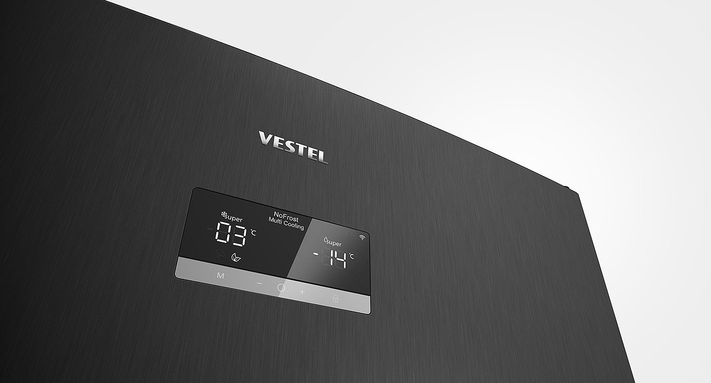 NEW653，Vest，led，Efkan Çetin，Refrigerator，black，
