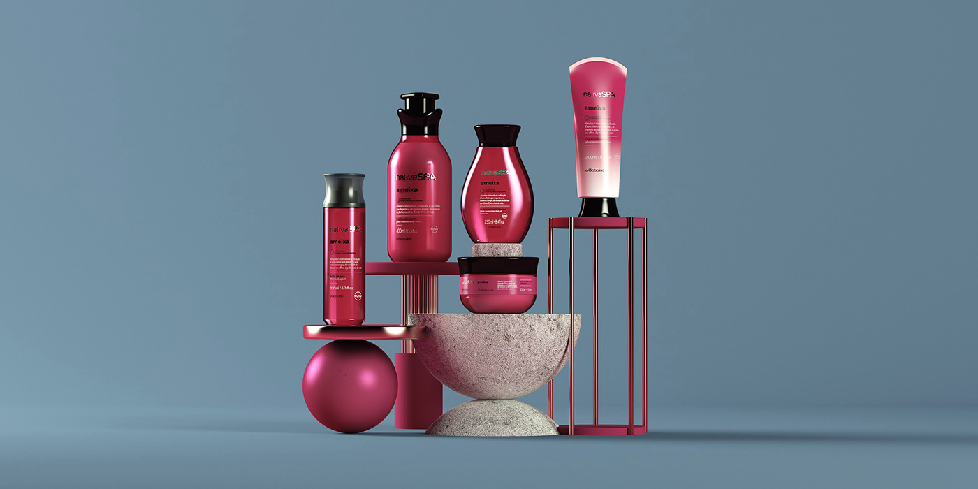 design sketch，Cosmetics，bottle，