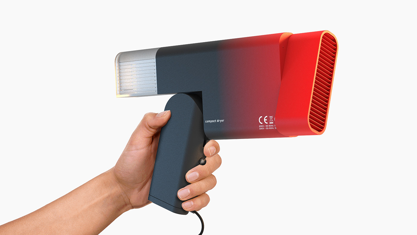 Chris Barnes，hair drier，red，fold，