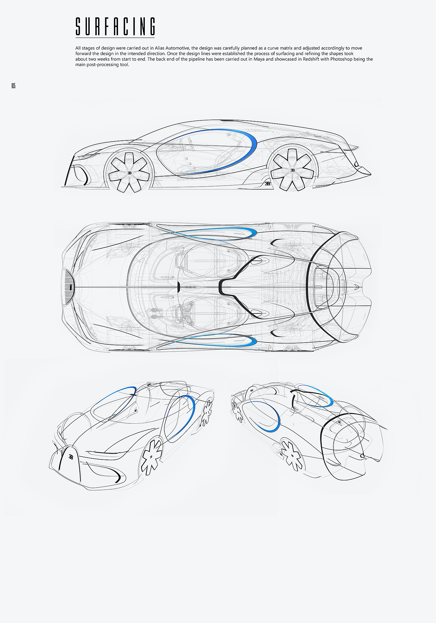 automobile，blue，assembly，I n i s i v e，bugatti，