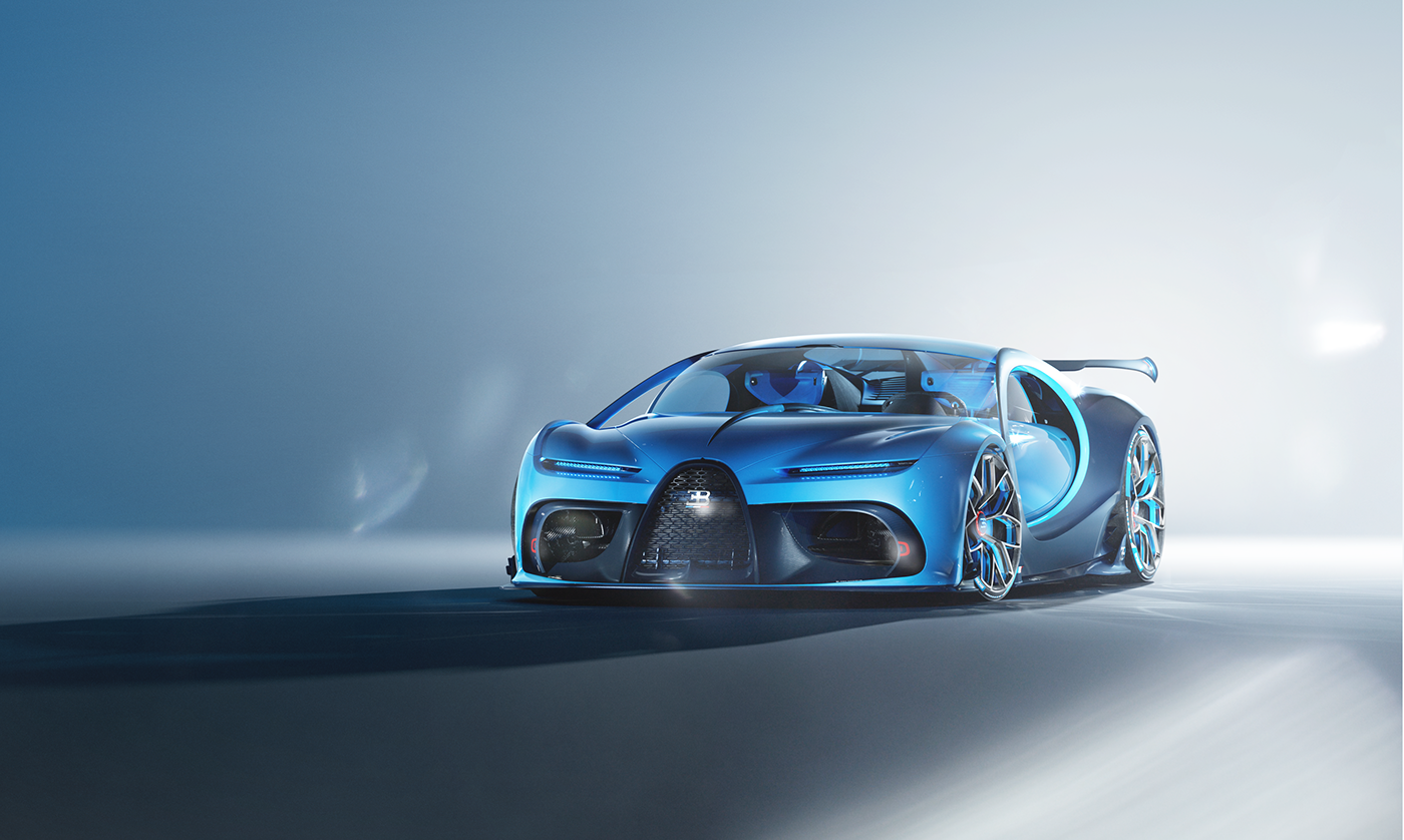 automobile，blue，assembly，I n i s i v e，bugatti，