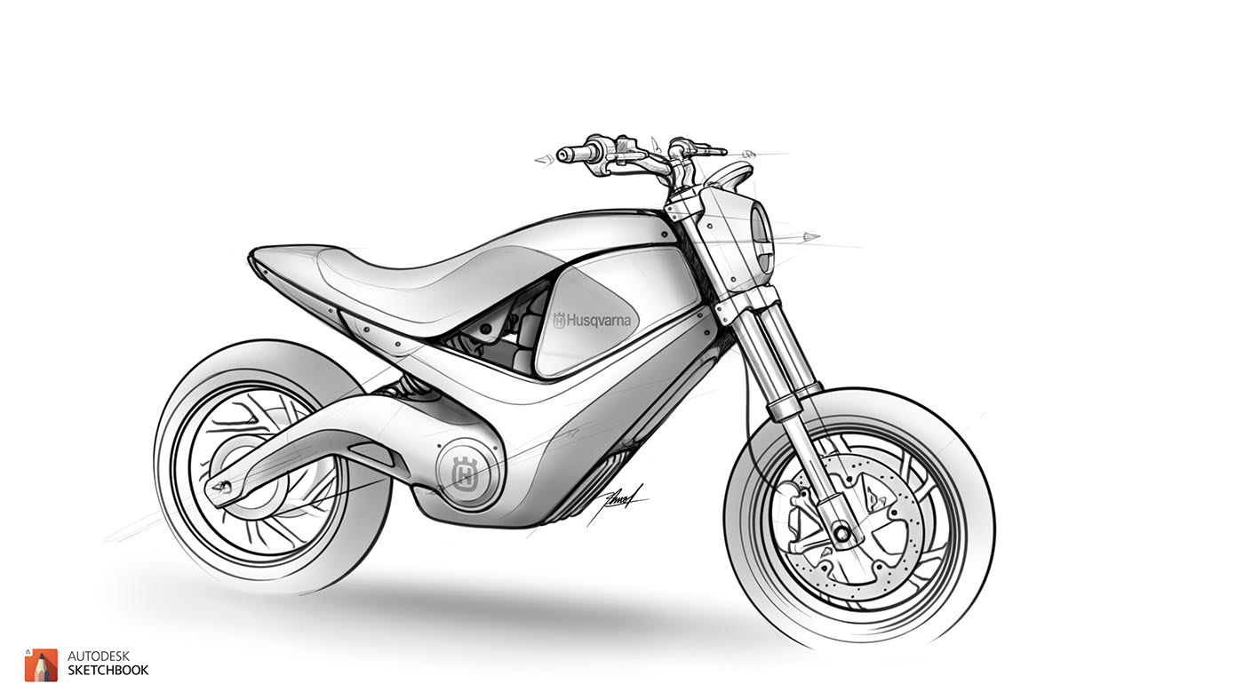 motorcycle，Amol Bhangare，Electric，Husqvarna Nova，