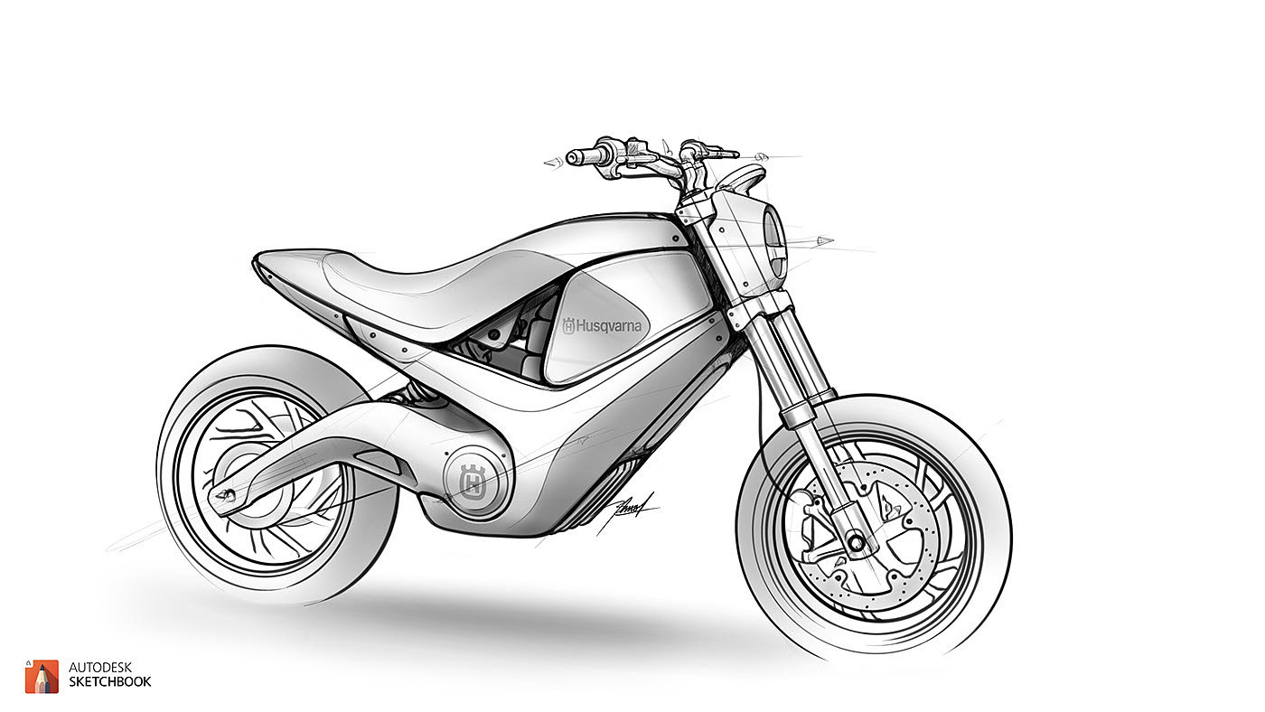 motorcycle，Amol Bhangare，Electric，Husqvarna Nova，