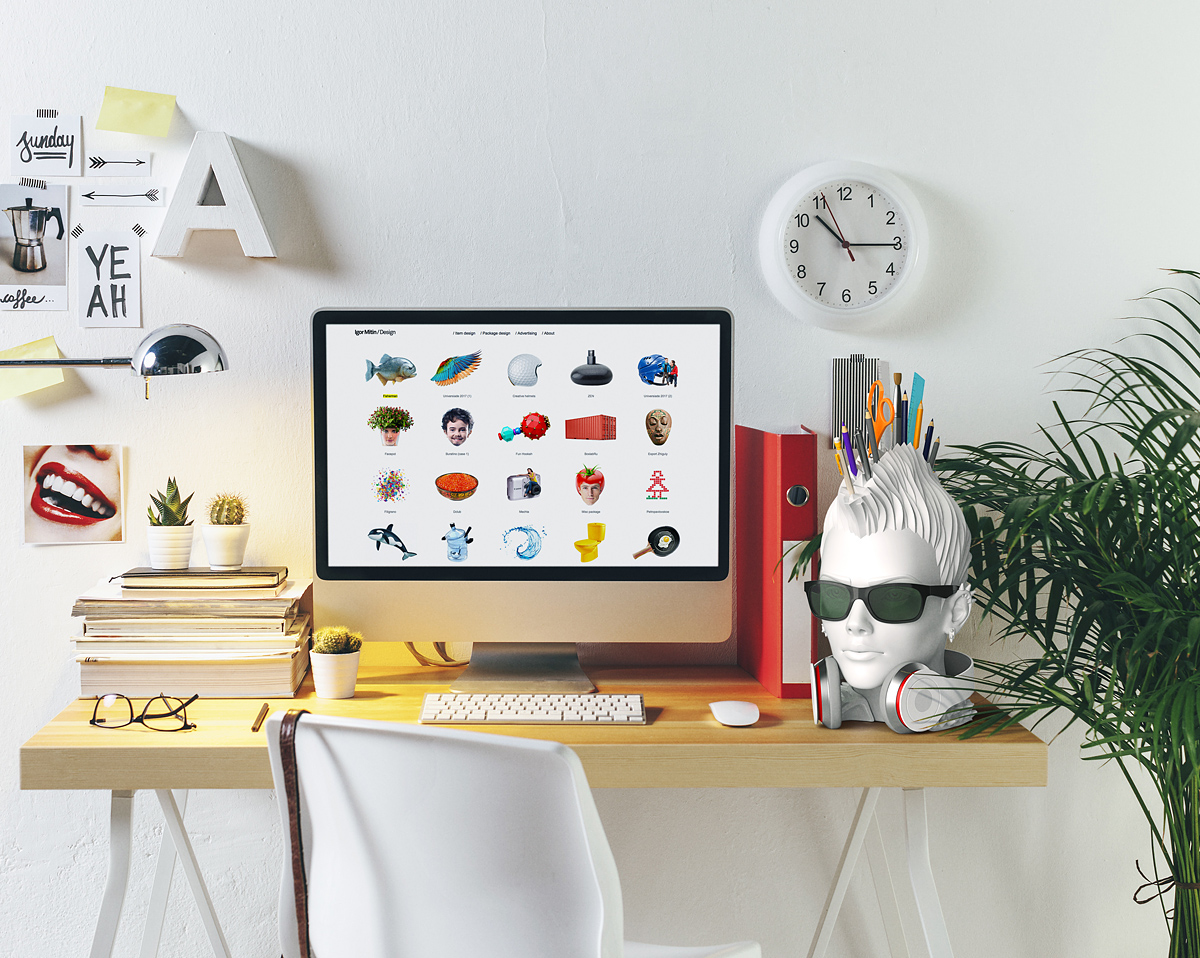 Punk，Receive，Igor Mitin，Punky Girl，Art，Punk head，Stationery，