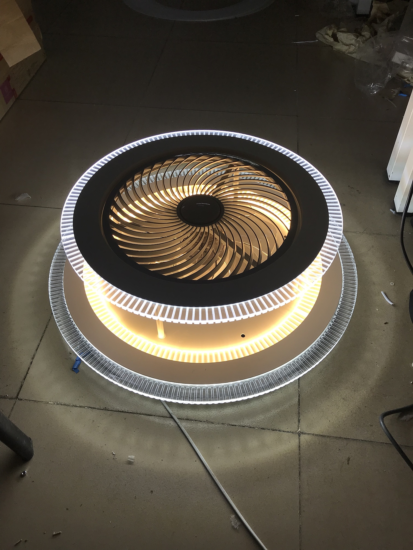 Fan lamp，