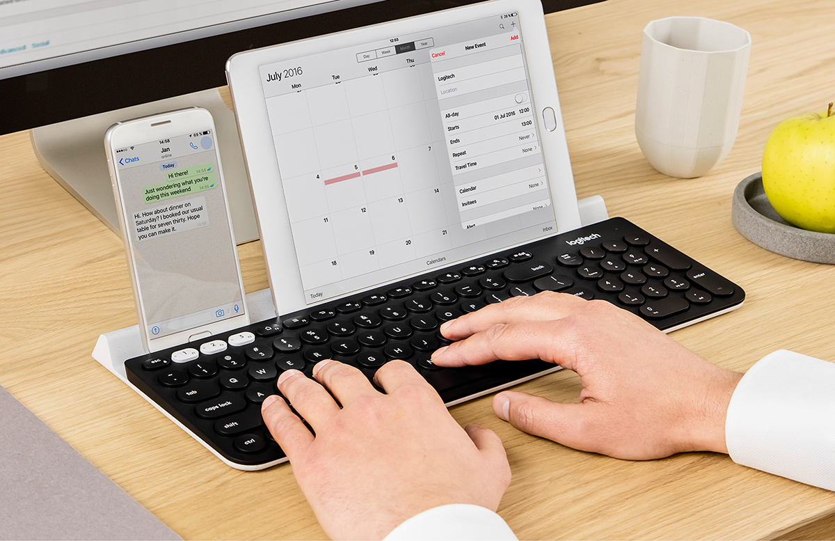 keyboard，wireless keyboard，Bluetooth Keyboard，Logitech，computer peripherals ，