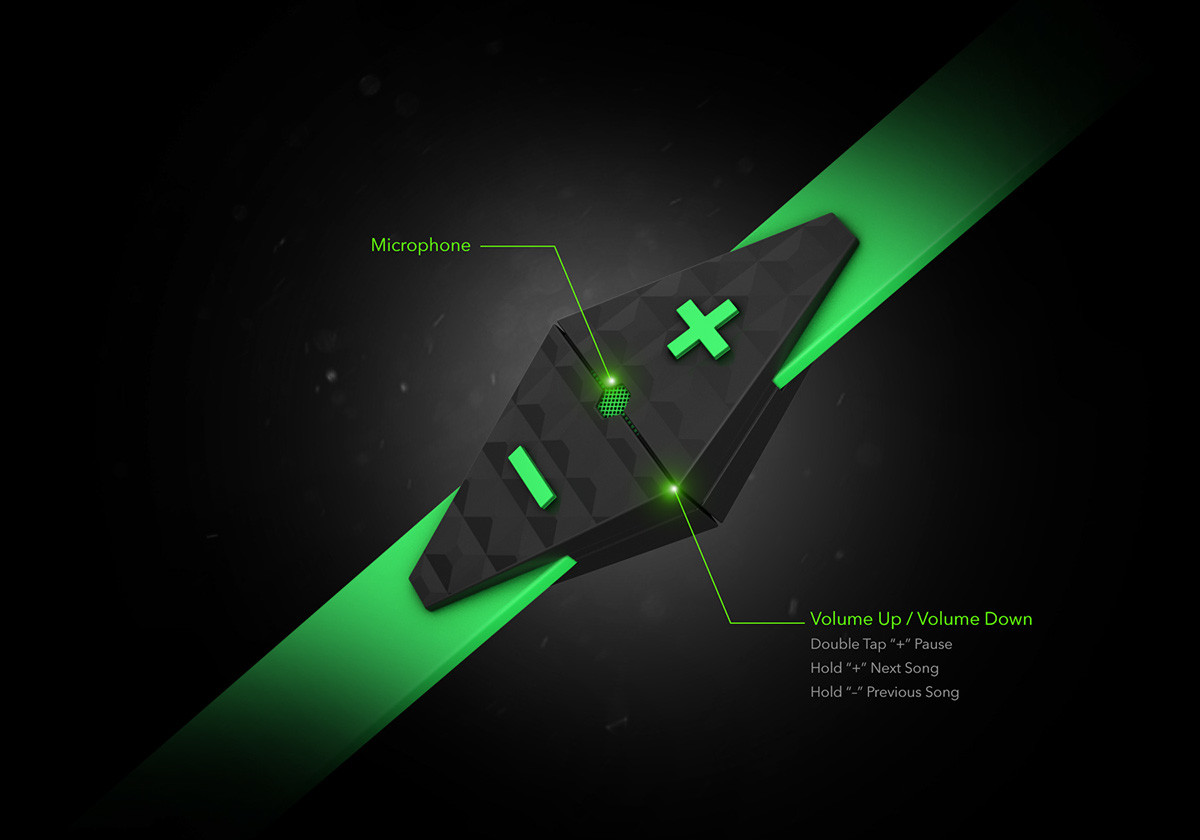 stellar，concept，headset，Dazzle color，