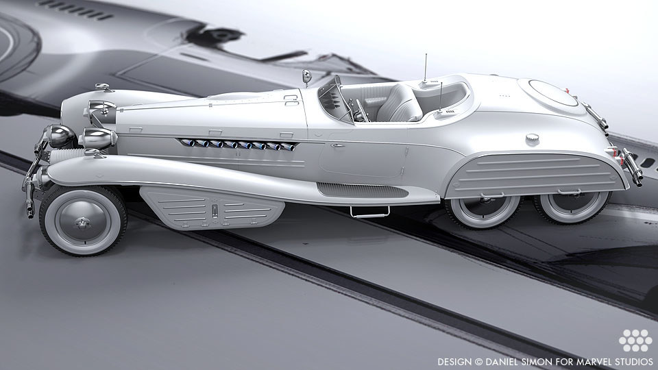 Captain America，Marvel，Concept Car，Vintage car，Sports car，