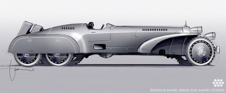 Captain America，Marvel，Concept Car，Vintage car，Sports car，