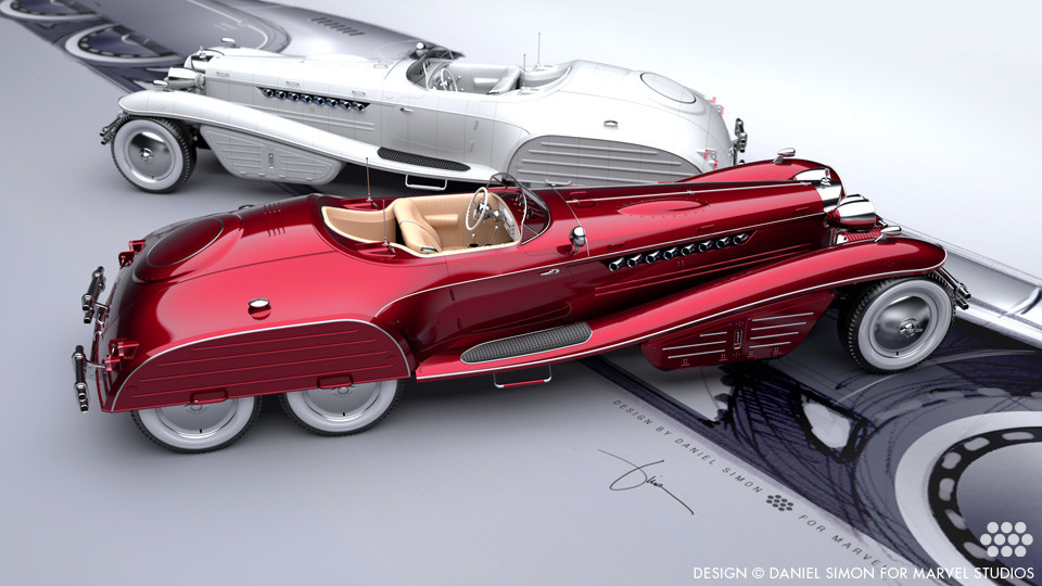 Captain America，Marvel，Concept Car，Vintage car，Sports car，