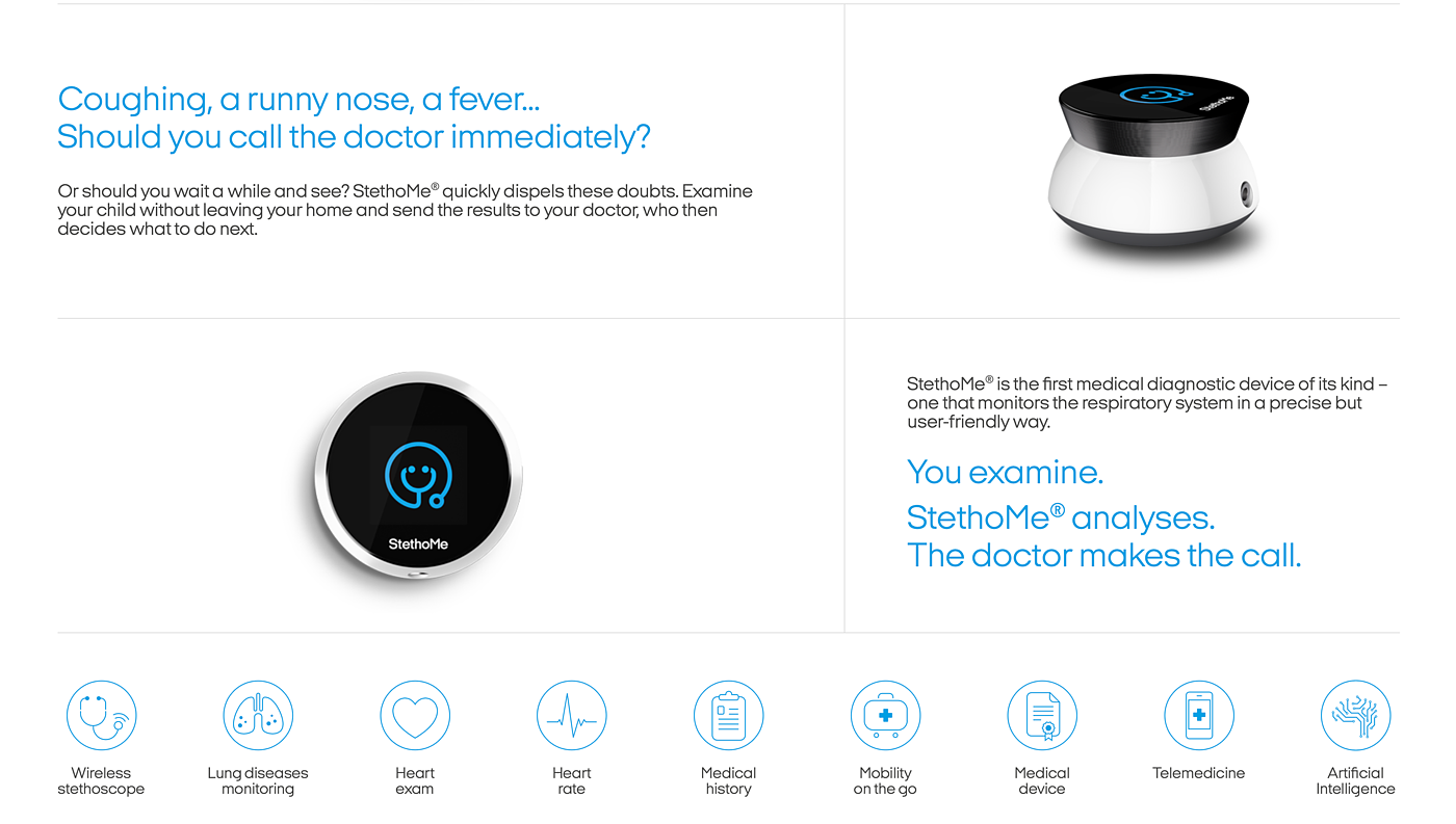 Stethoscope，wireless，testing，StethoMe，