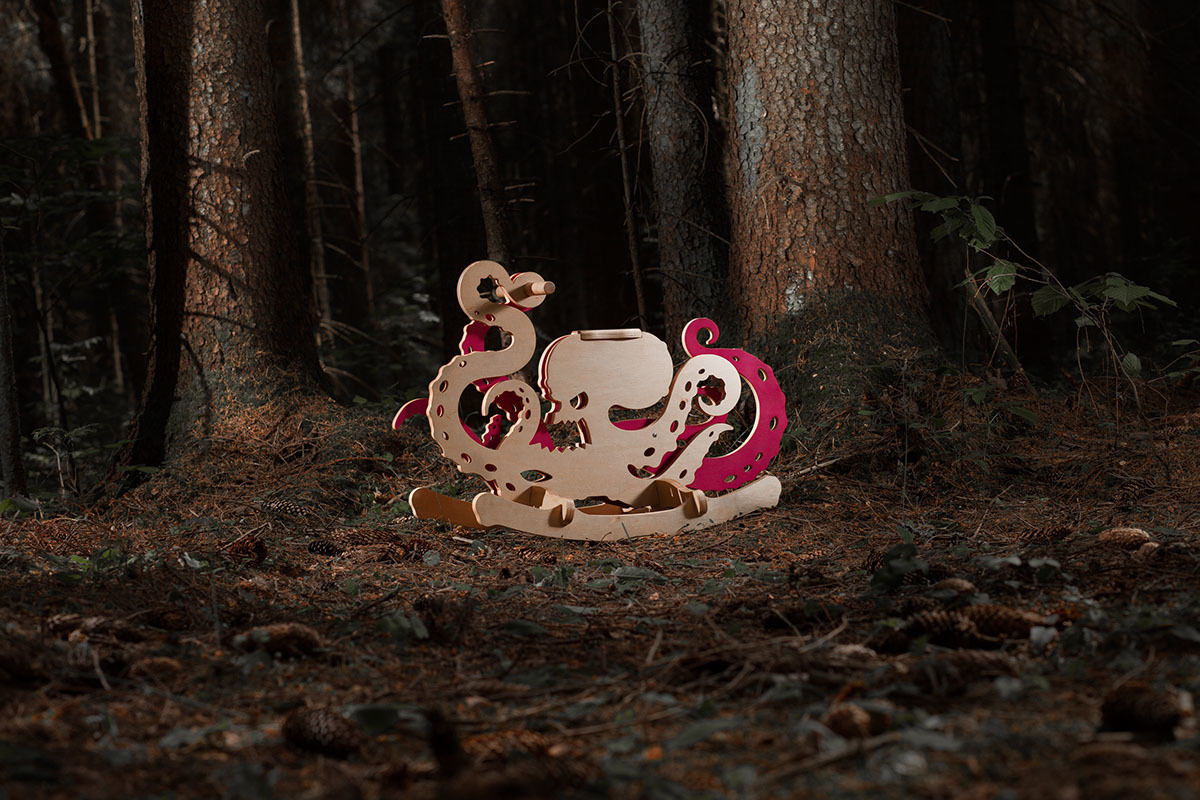 woodiness，From marine animal modeling，Unique shape，lithe，