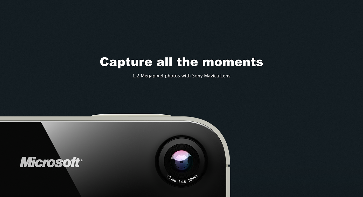 Microsoft，Henrique Perticarati，WinPhone 95，concept，mobile phone，