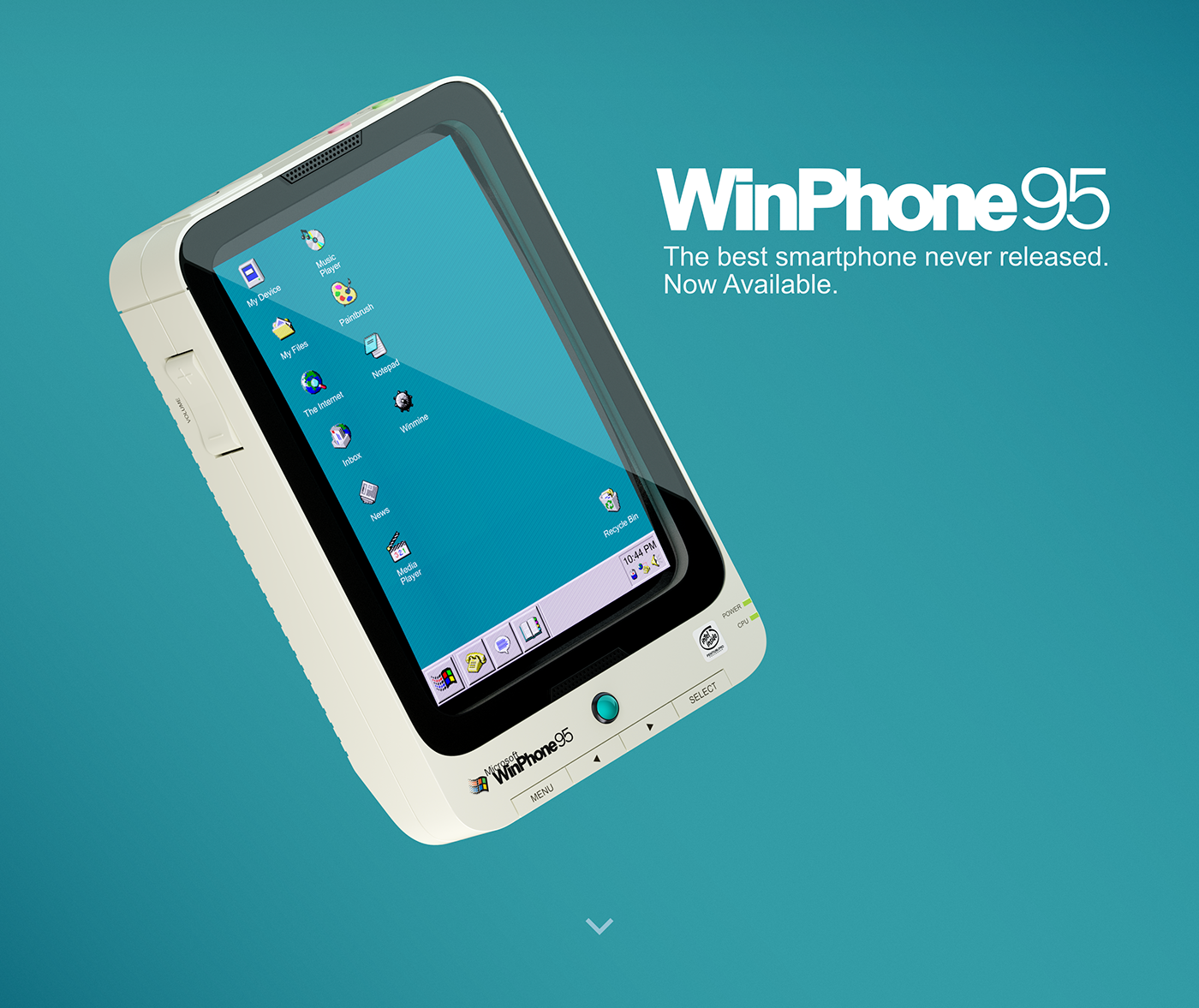 Microsoft，Henrique Perticarati，WinPhone 95，concept，mobile phone，