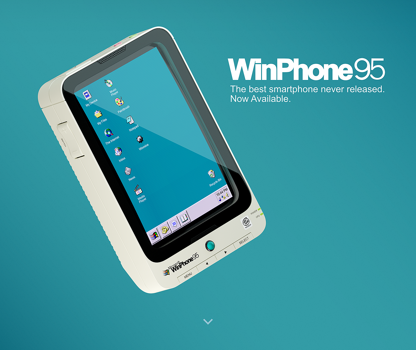 Microsoft，Henrique Perticarati，WinPhone 95，concept，mobile phone，