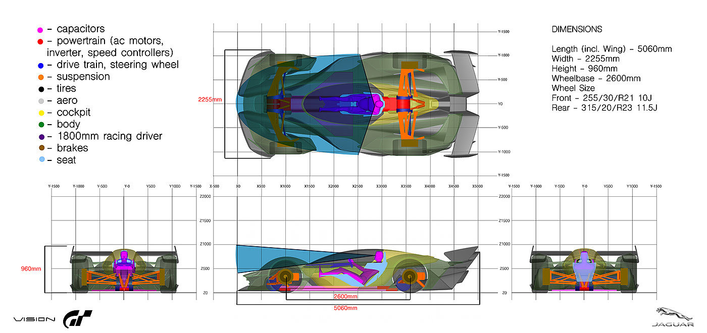 Electric vehicle，GT-Vision，jaguar，automobile，Jaguar，racing，