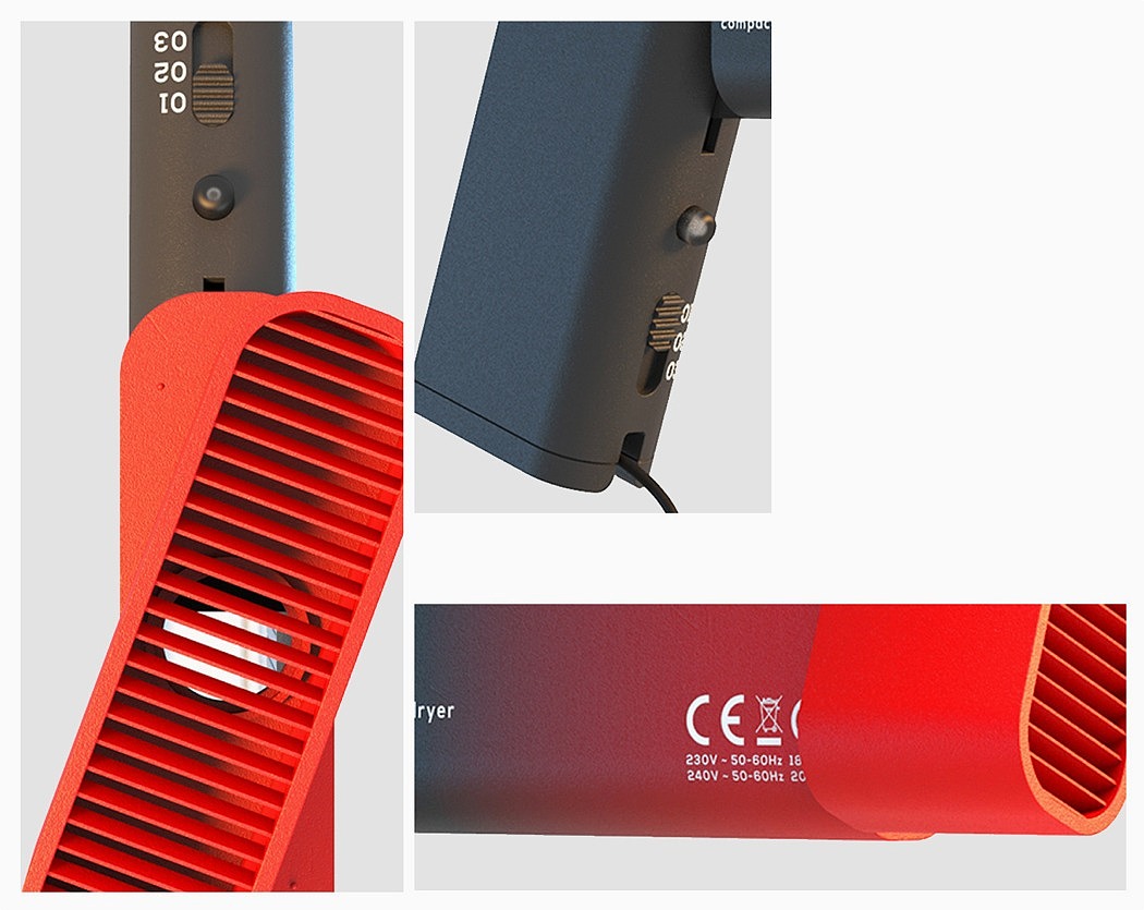 concept，red，Chris Barnes，gules，fold，hair drier，