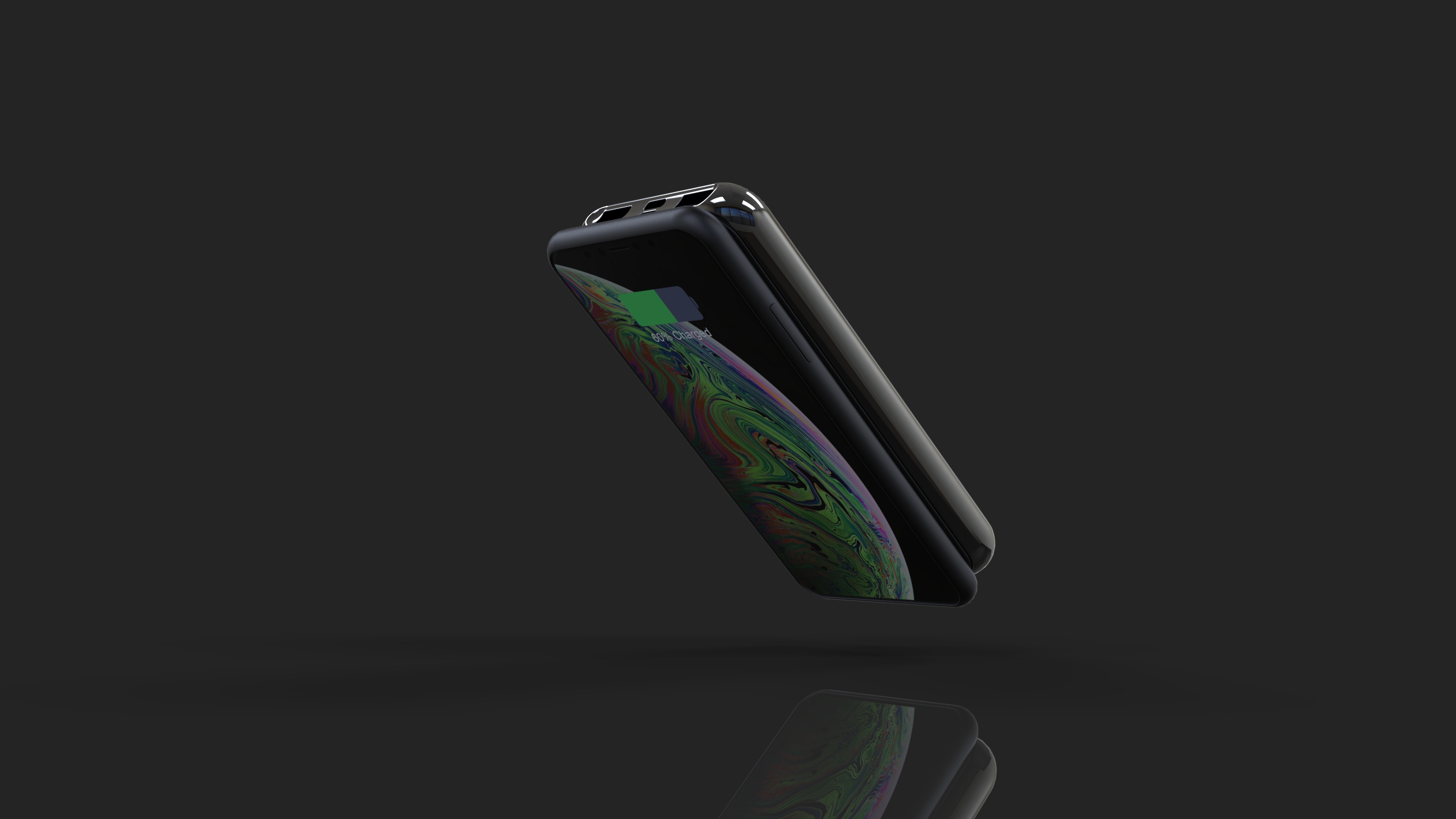 Magnetic attraction，portable source，wireless charger ，