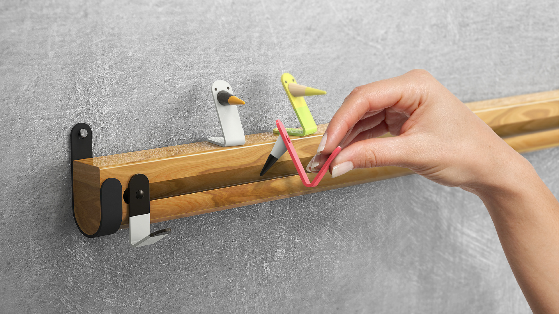 a hook，Bionics Design ，Bird Hanger，