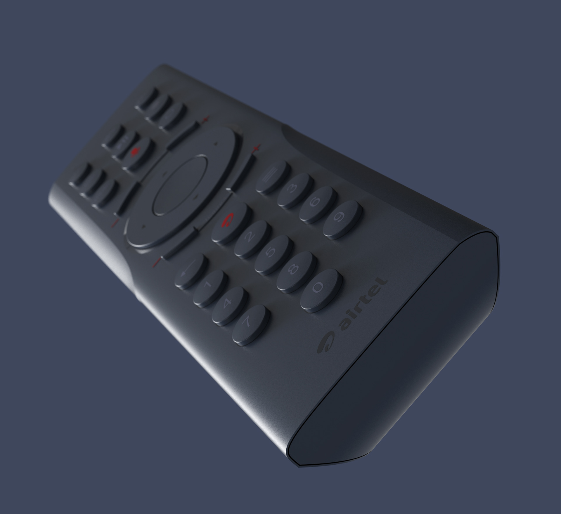 black，Remote control，Airtel，