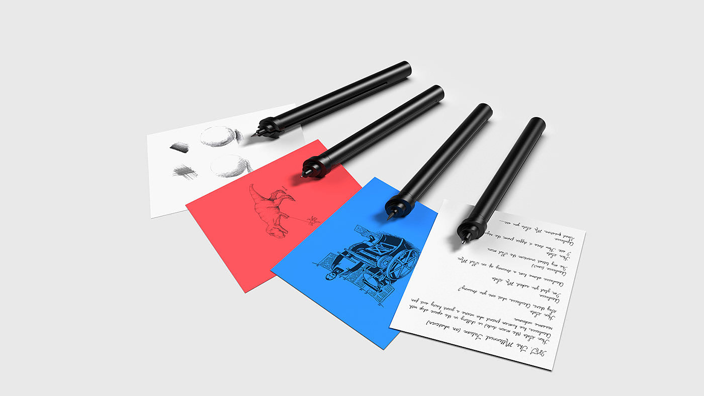 极简，Design Magnet，layer，笔，文具，