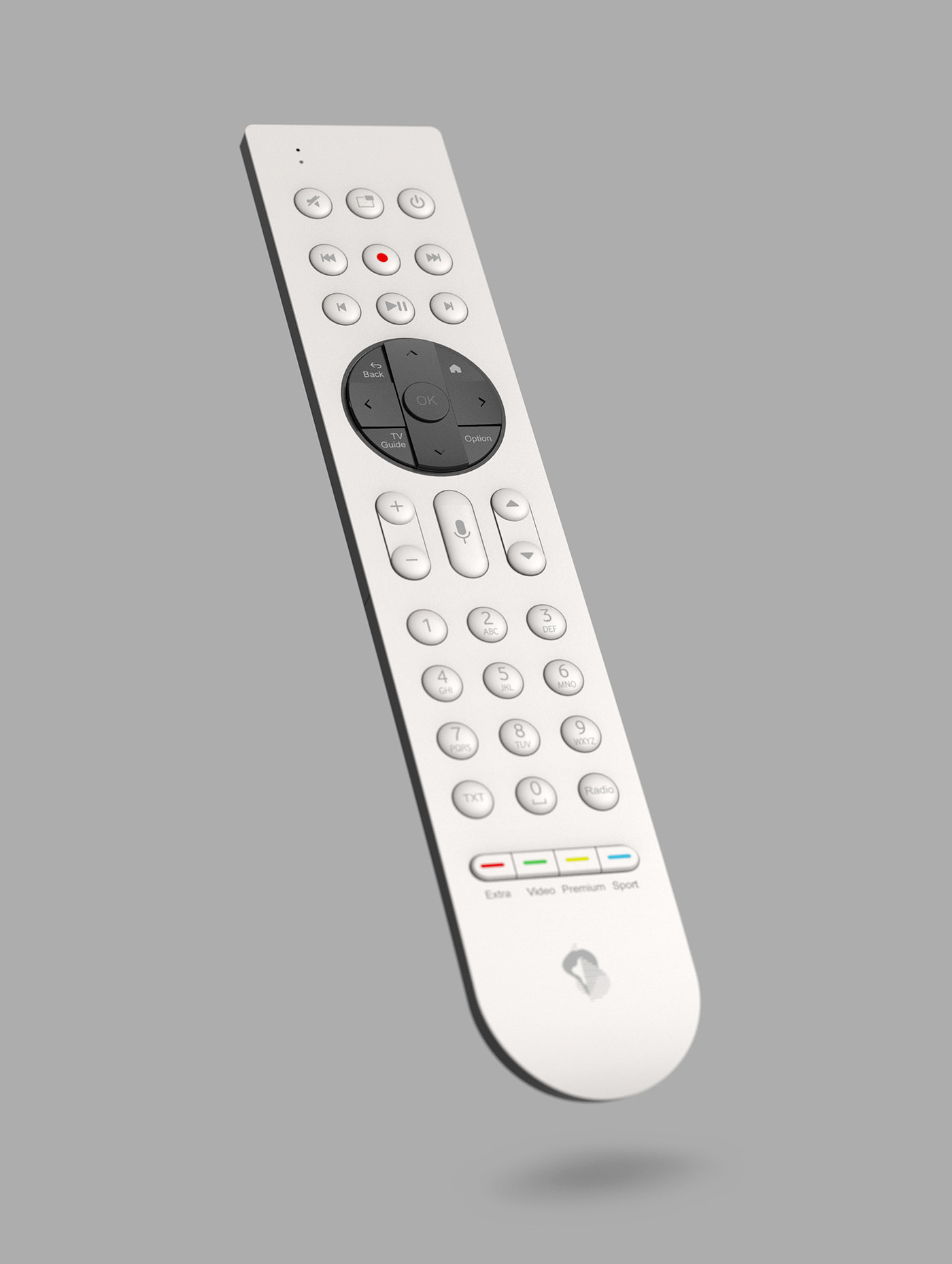 Remote control，white，Swisscom，