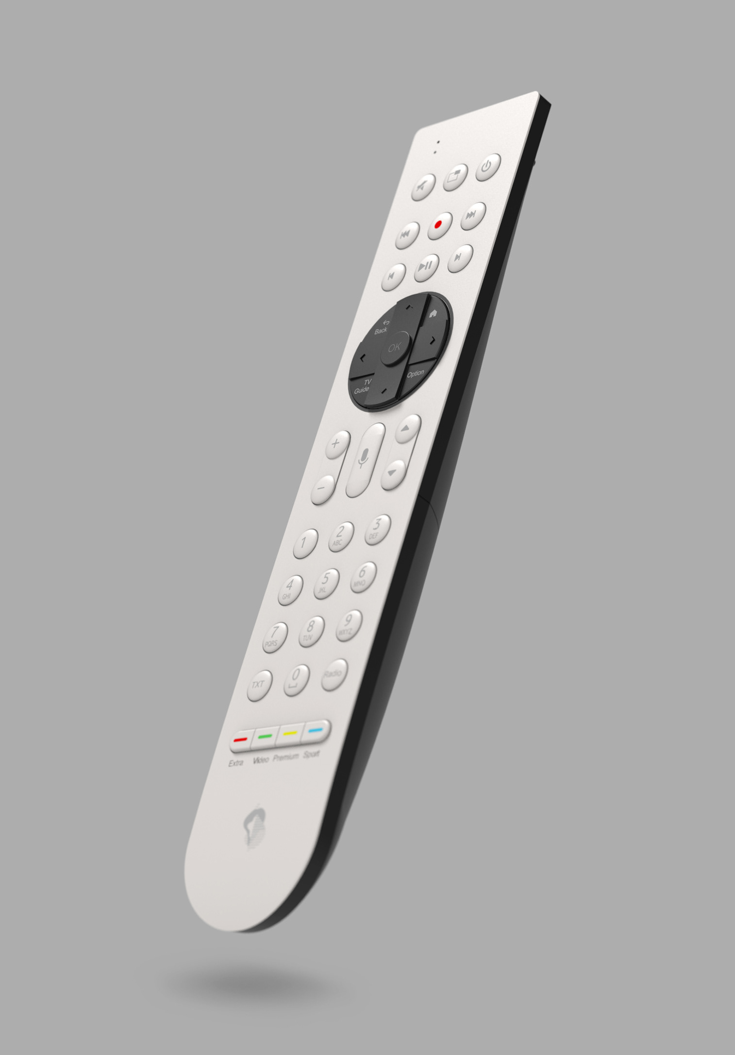 Remote control，white，Swisscom，