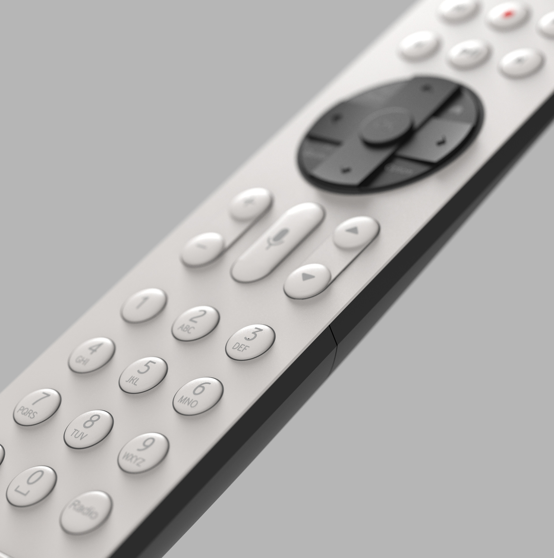 Remote control，white，Swisscom，