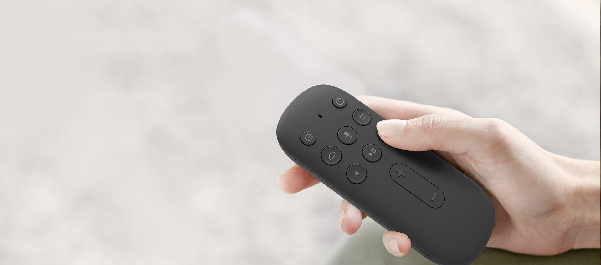 black，Remote control，Google TV，