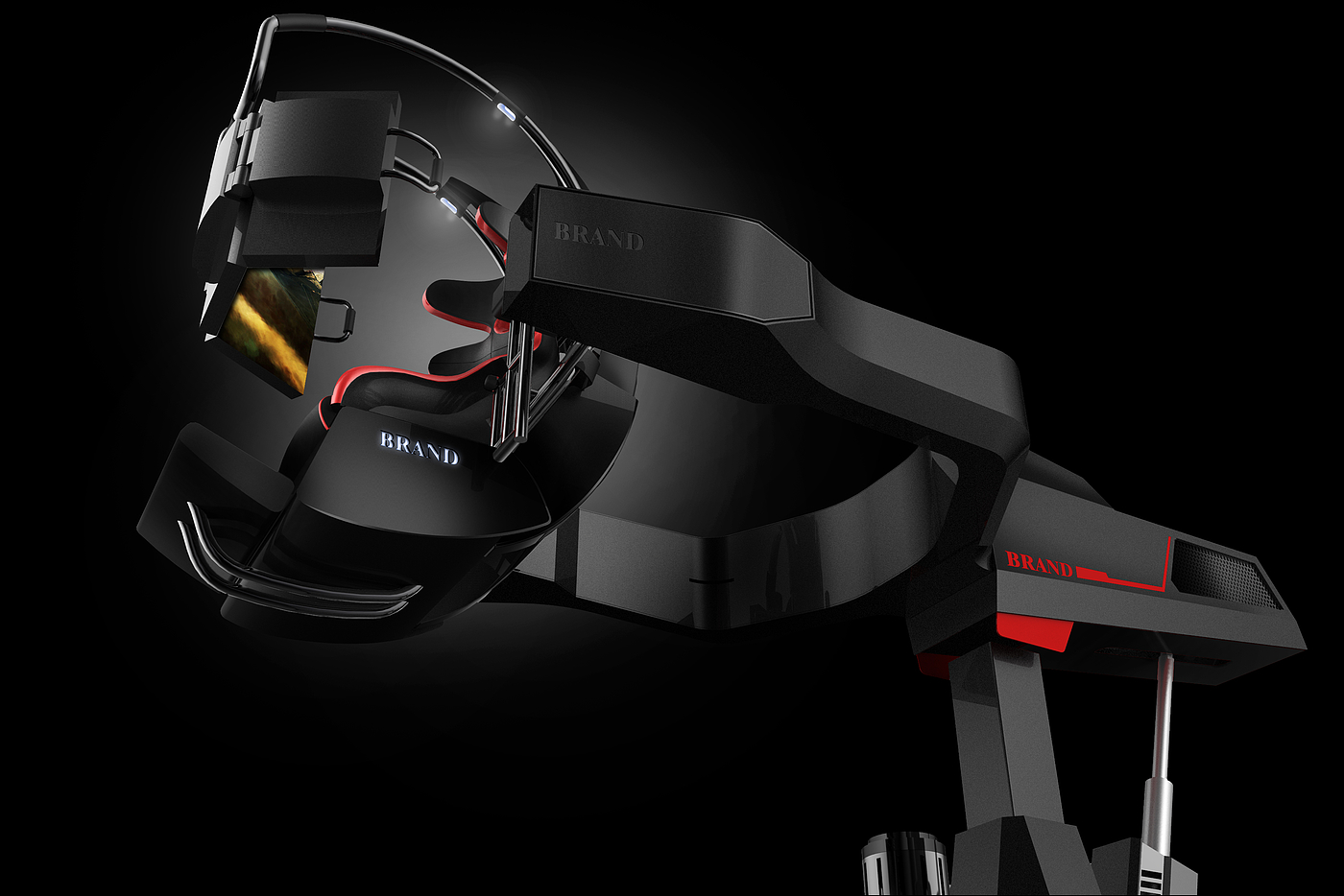 VR helicopter simulator，