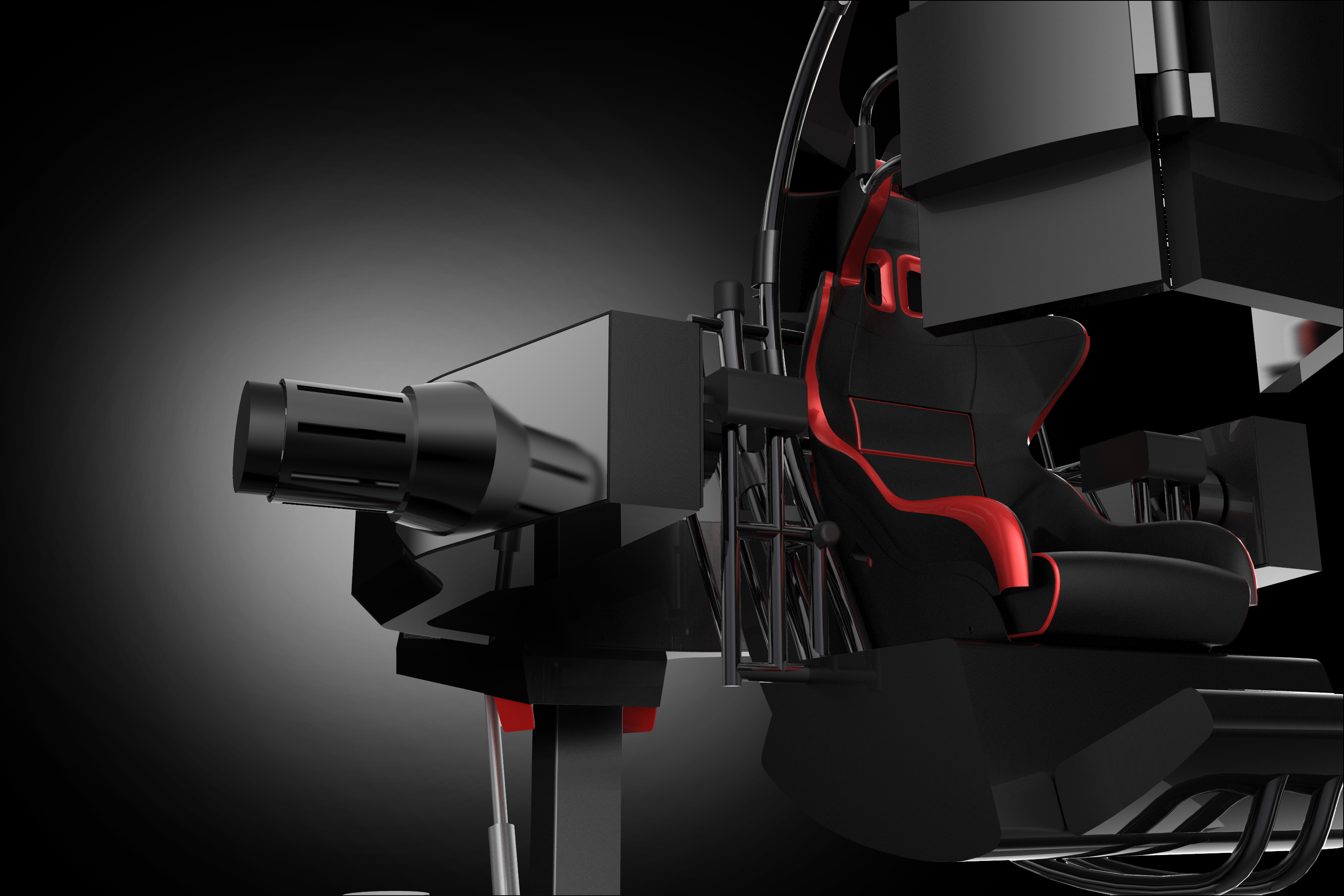 VR helicopter simulator，