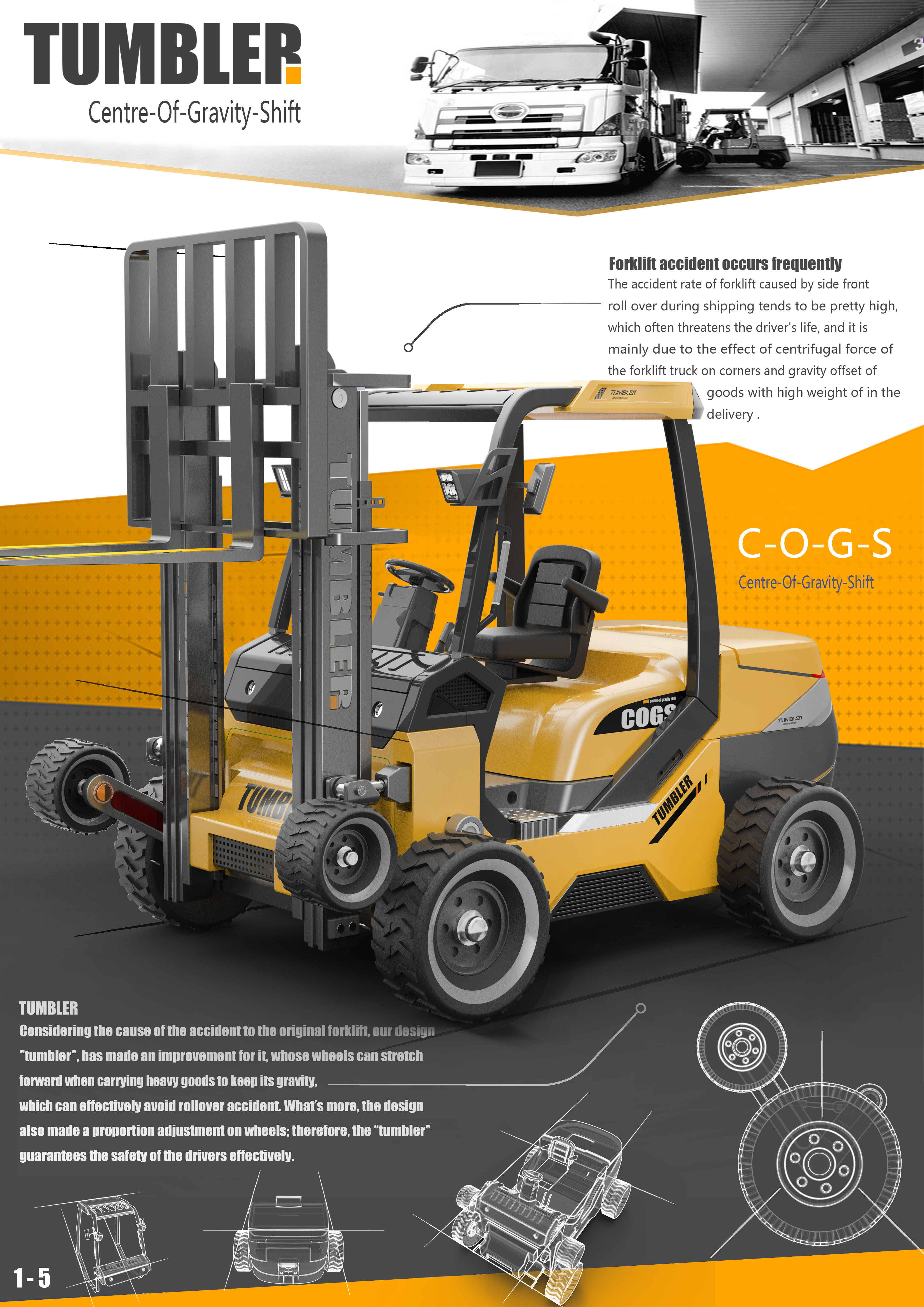 Professional forklift design no relict design，