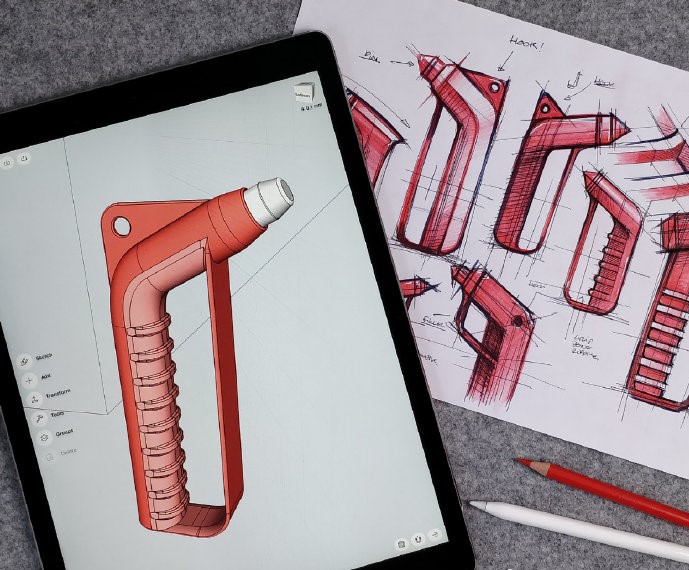 Design sketch，marker pen，