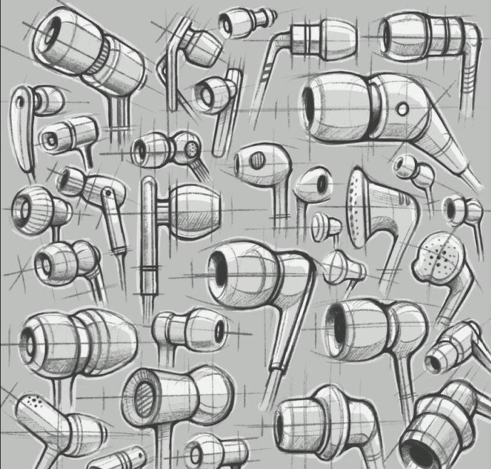 Design sketch，marker pen，