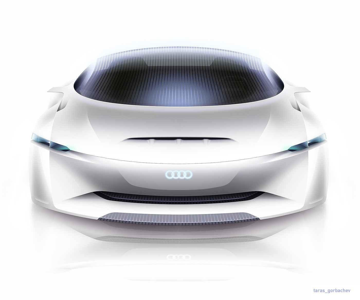 AUDI EV，汽车设计，3dmax，