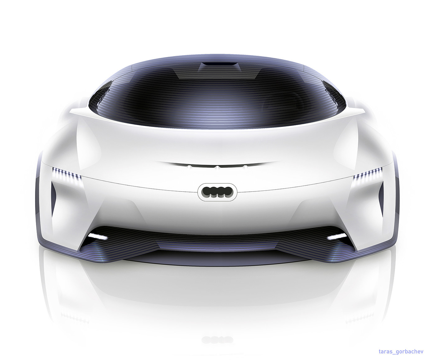 AUDI EV，Automobile design，3dmax，