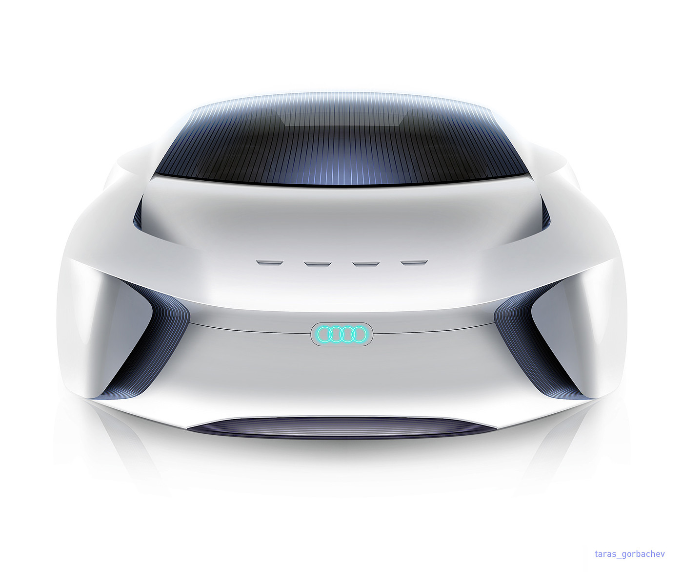 AUDI EV，Automobile design，3dmax，