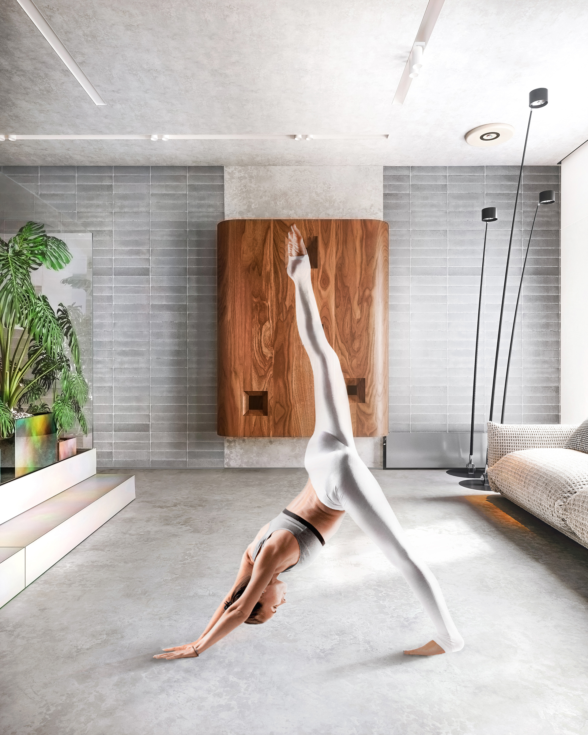 Minimalist，Interior design，Apartment 44，