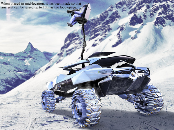 outdoors，Off-road vehicle，public，vehicle，conceptual design，