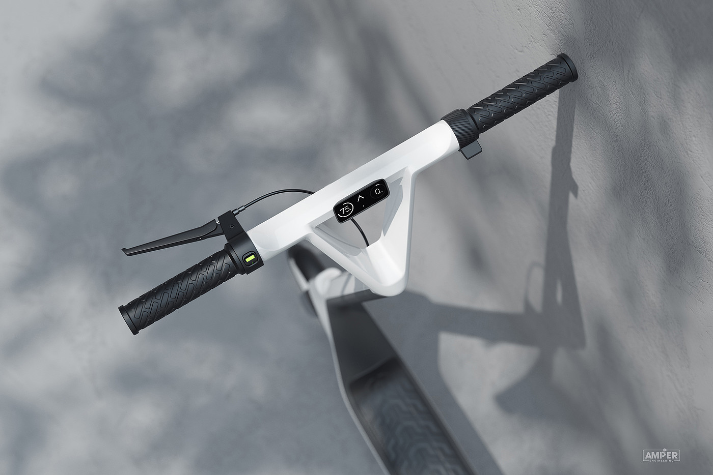 Width，Electric vehicle，white，