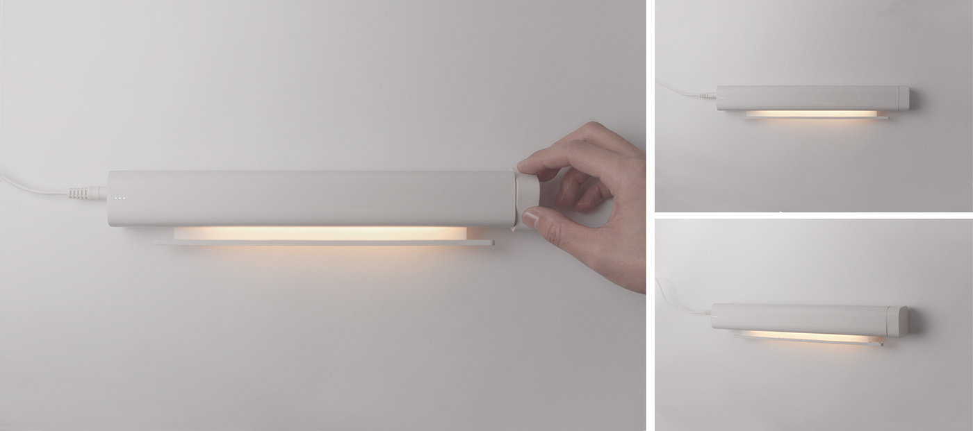 Portable，elastic，Siyu Lou，Stack，lighting，white，