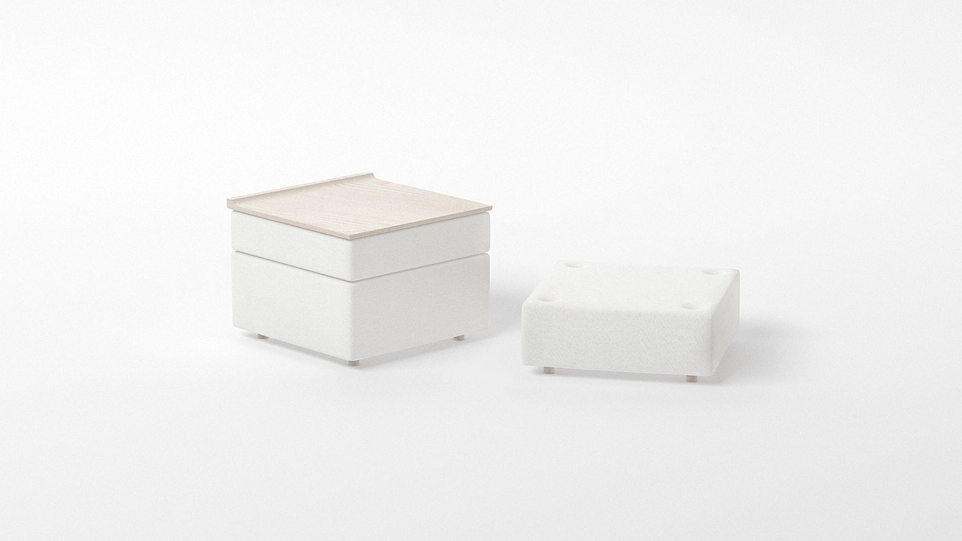 Portable，elastic，Siyu Lou，Stack，lighting，white，