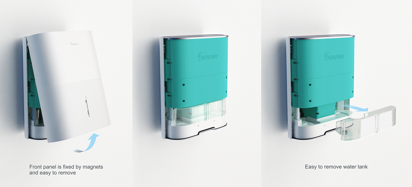 air cleaner，AirNanny，white，Olga Kalugina，