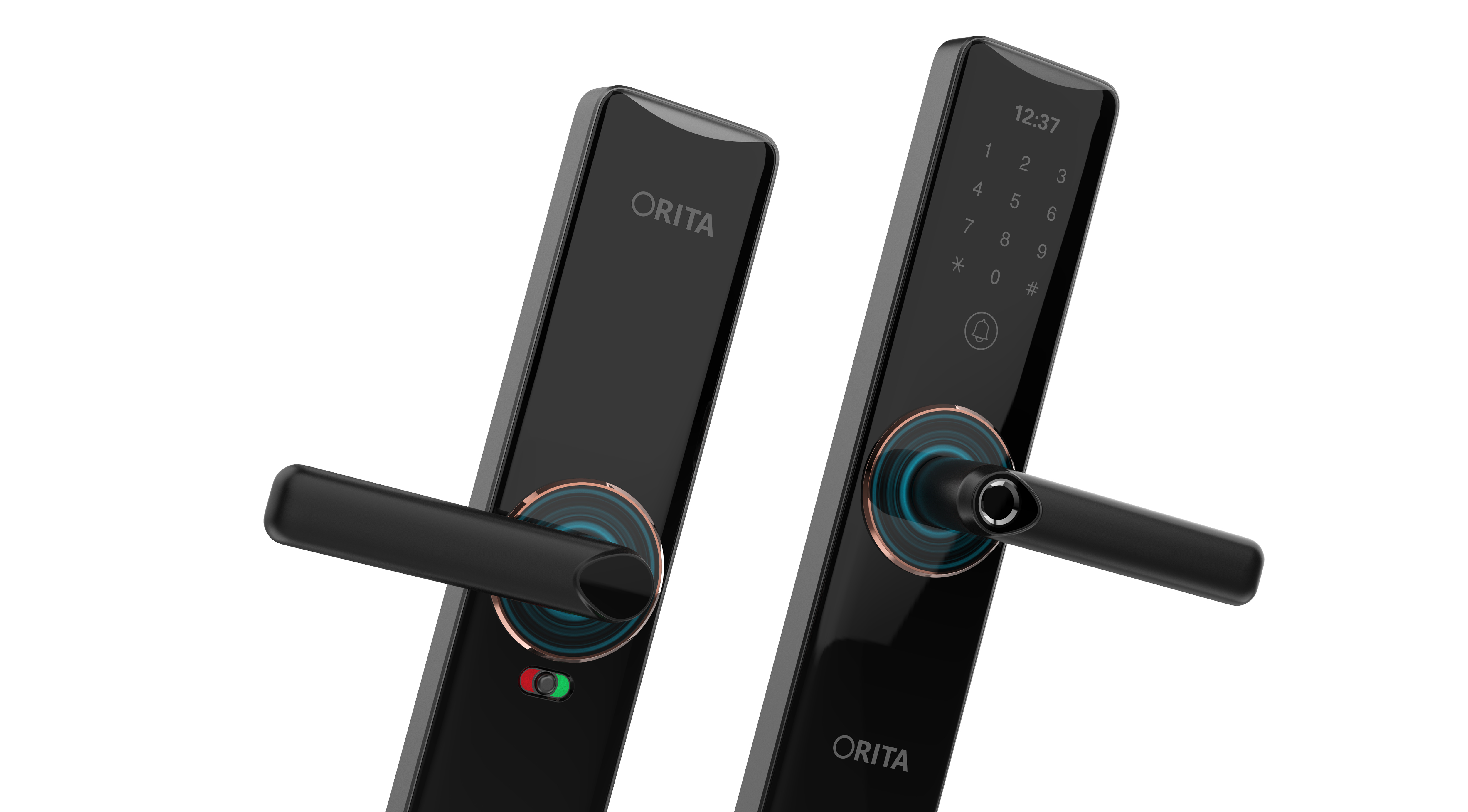 concise，Home Furnishing，Intelligent lock，industrial design，Sense of science and technology，